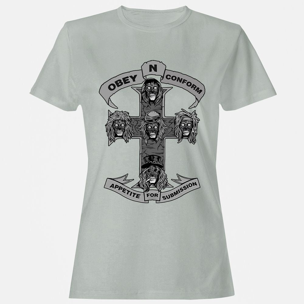 Women's T-Shirt - V1JKA5VG - Ash - 2