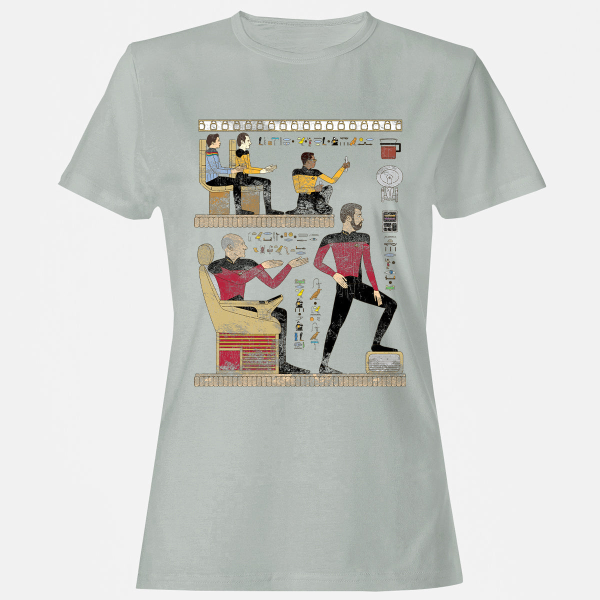 Women's T-Shirt - 64Y3835Q - Ash - 2