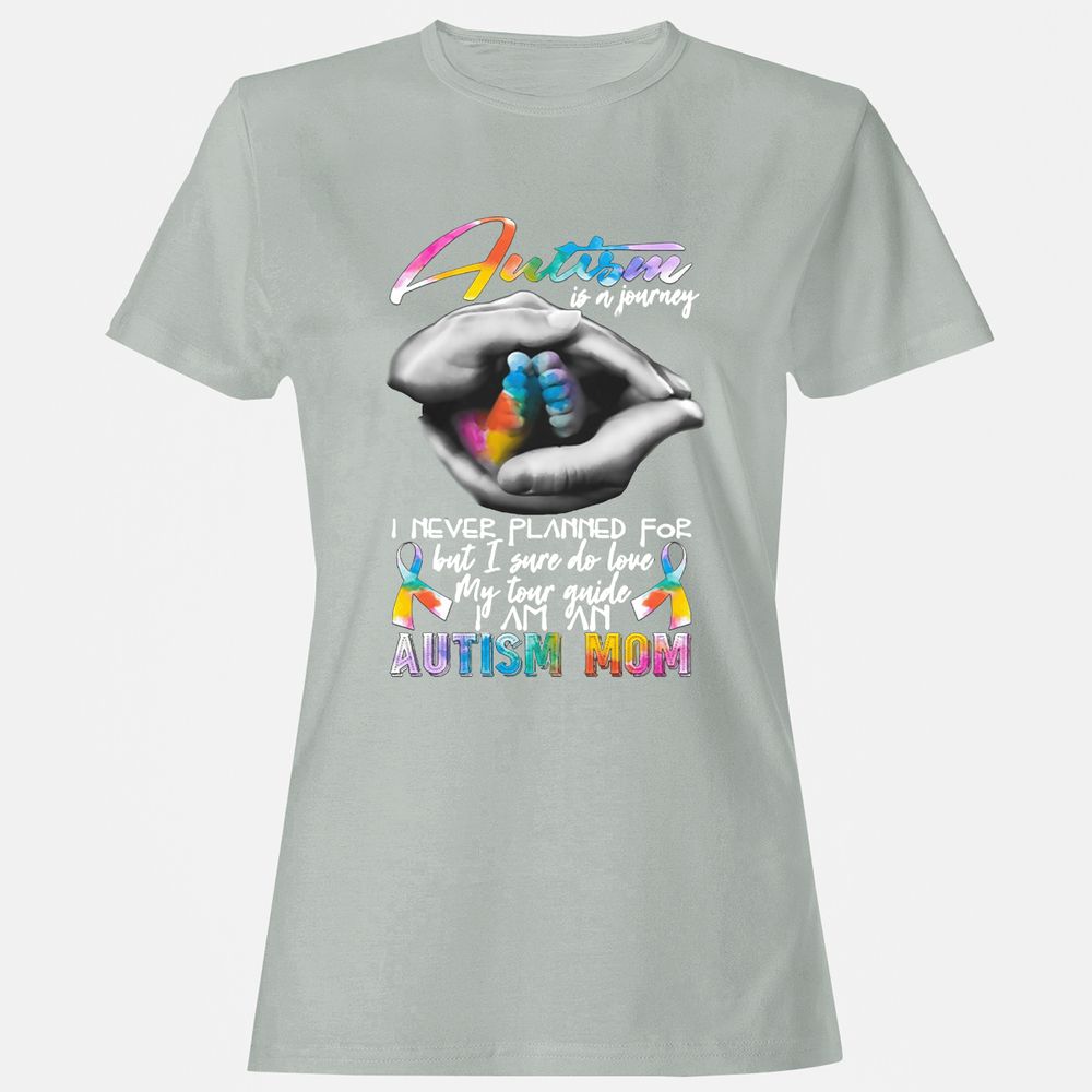 Women's T-Shirt - HGB6WU68 - Ash - 2