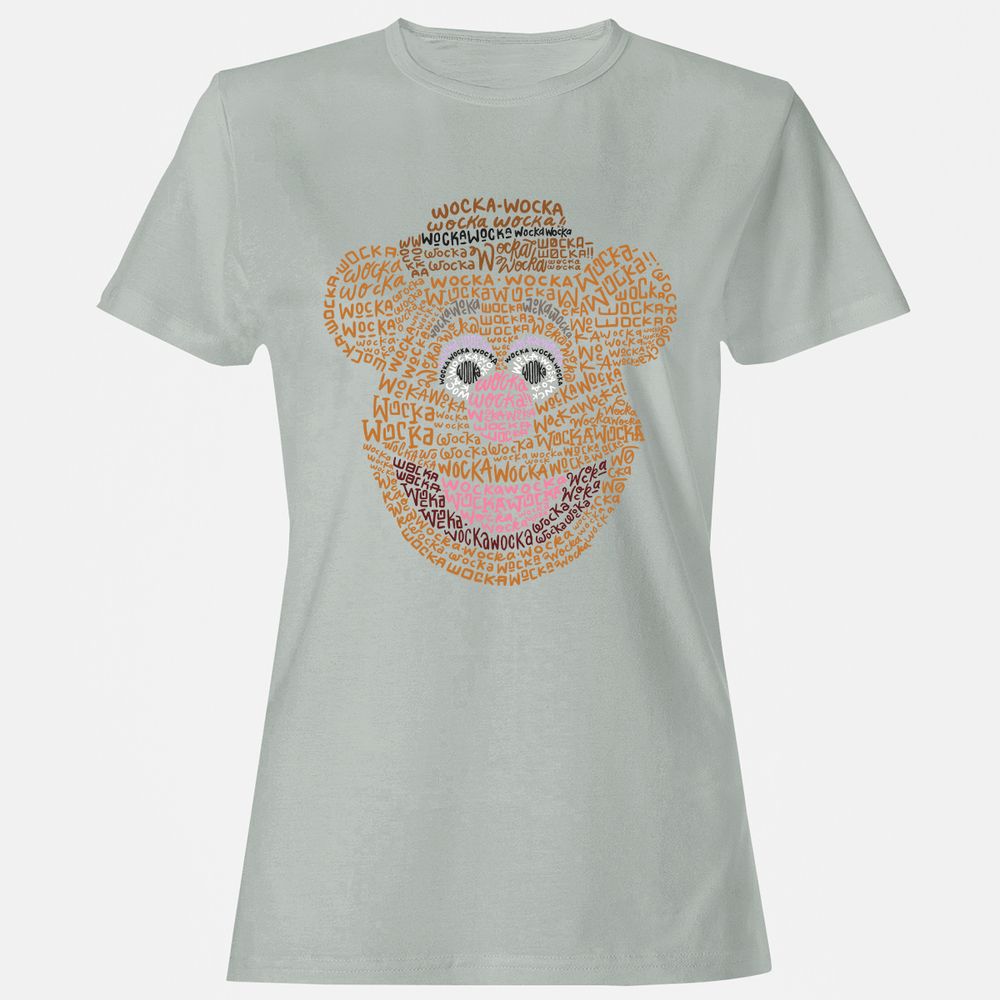 Women's T-Shirt - EDZF9R3V - Ash - 2