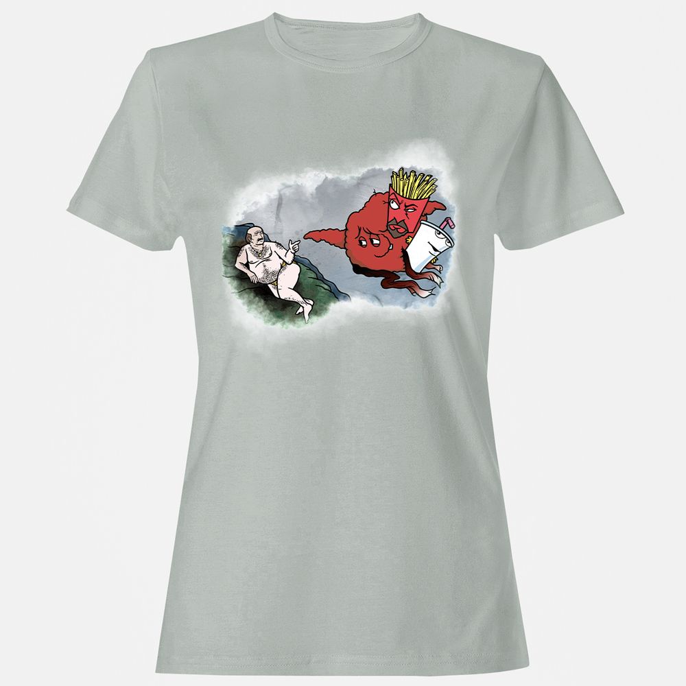 Women's T-Shirt - ULSQV8DJ - Ash - 2