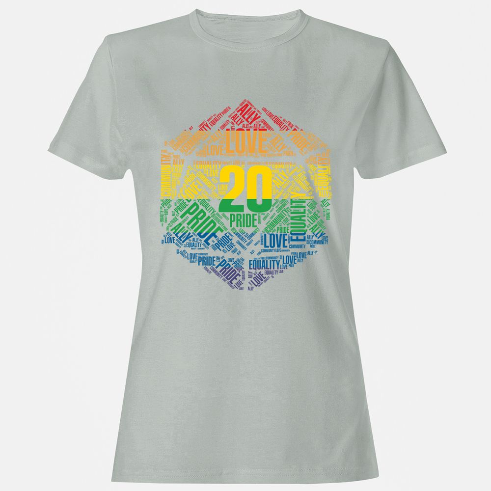 Women's T-Shirt - SJ849KSG - Ash - 2