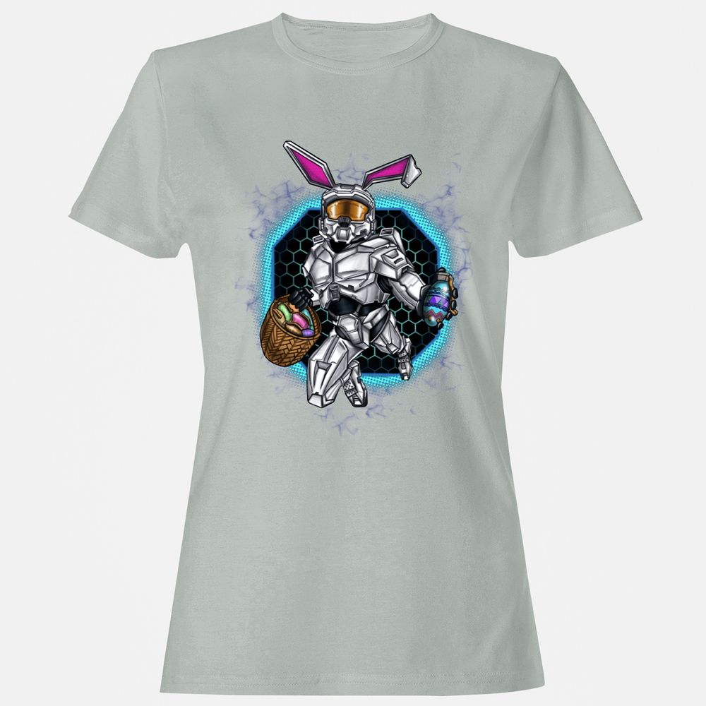 Women's T-Shirt - ZZELSJLX - Ash - 2