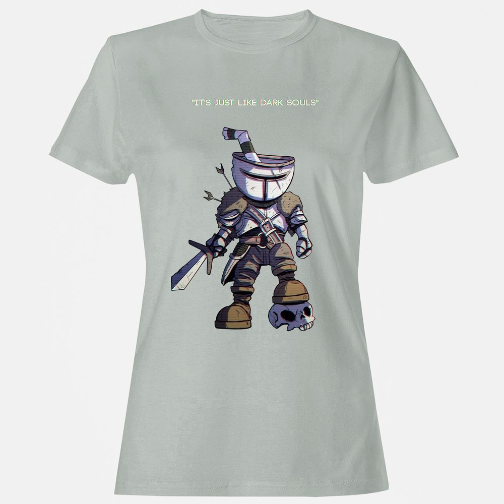 Women's T-Shirt - MACRKBQP - Ash - 2