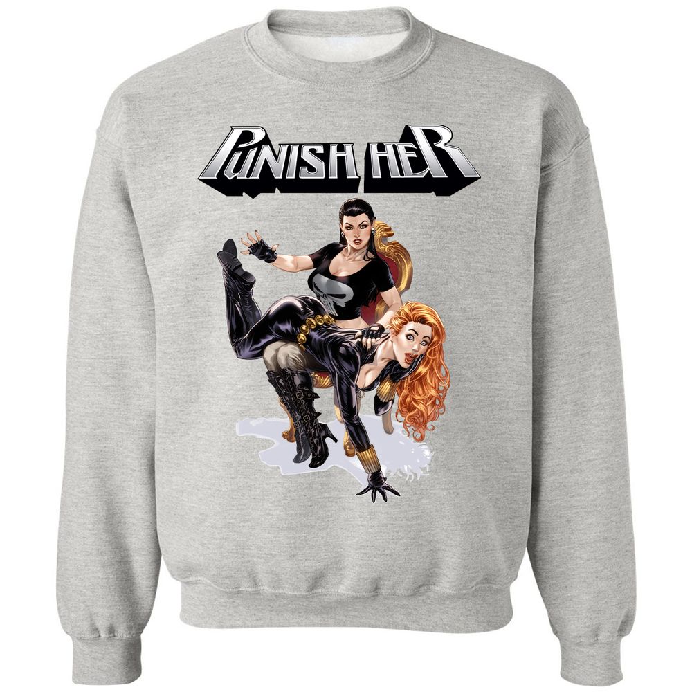 Classic Unisex Sweatshirt - QRTAT59U - Ash - 2