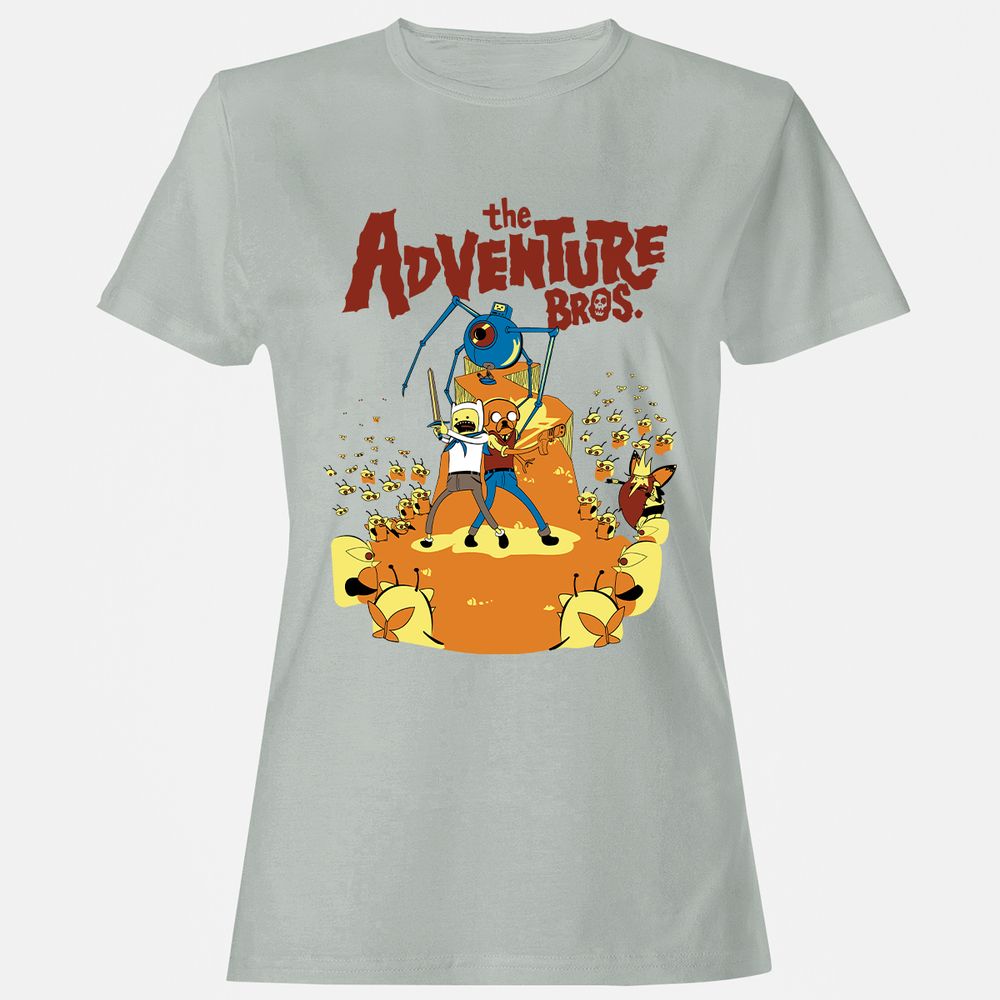 Women's T-Shirt - MDEBCR41 - Ash - 2