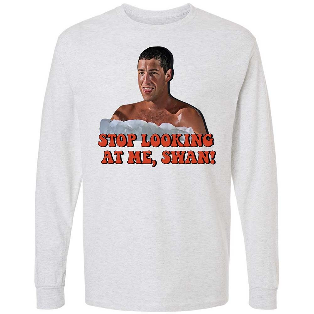 Long Sleeve T-Shirt - BC91P9TJ - Ash - 2
