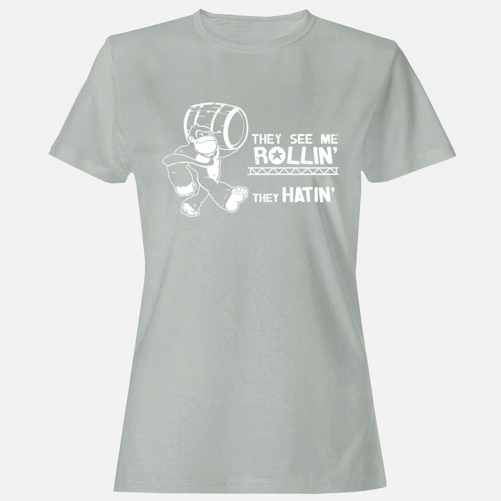Women's T-Shirt - YAT3PMXA - Ash - 2