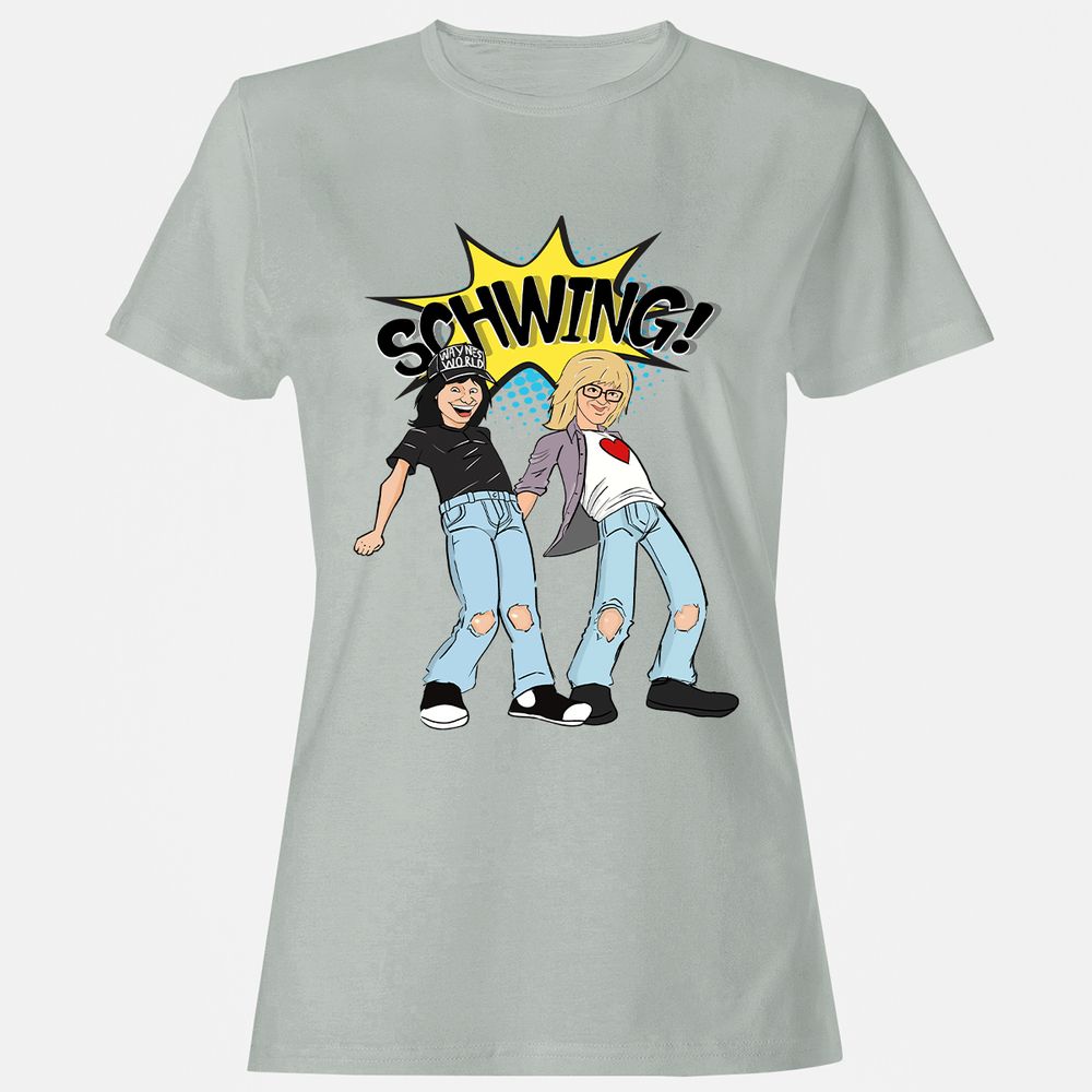 Women's T-Shirt - LU7JW7ST - Ash - 2