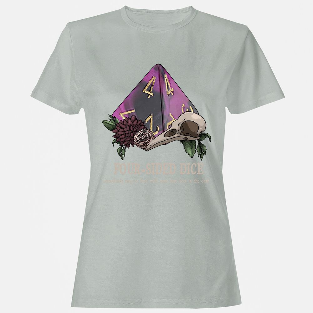 Women's T-Shirt - 33E4BAZX - Ash - 2