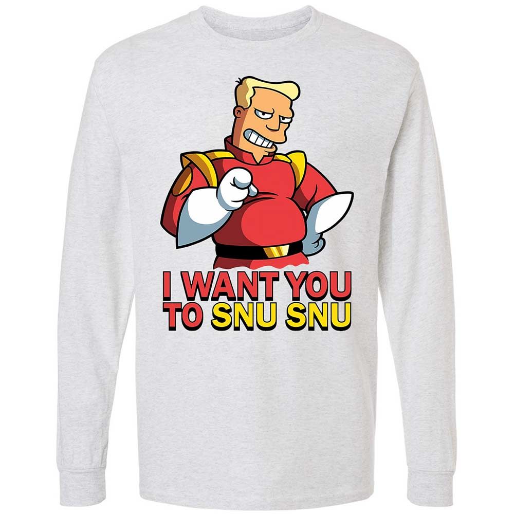 Long Sleeve T-Shirt - B1BT6W6X - Ash - 2