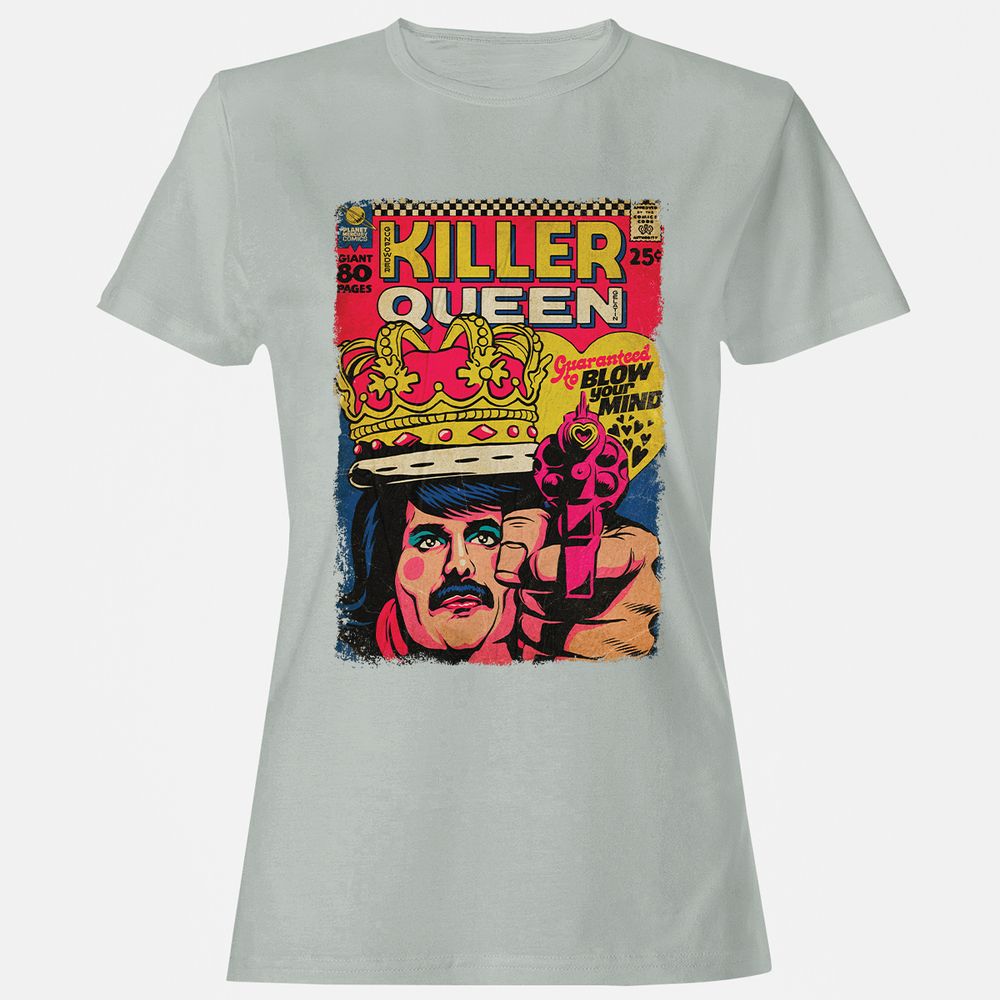 Women's T-Shirt - NFTKPXLV - Ash - 2