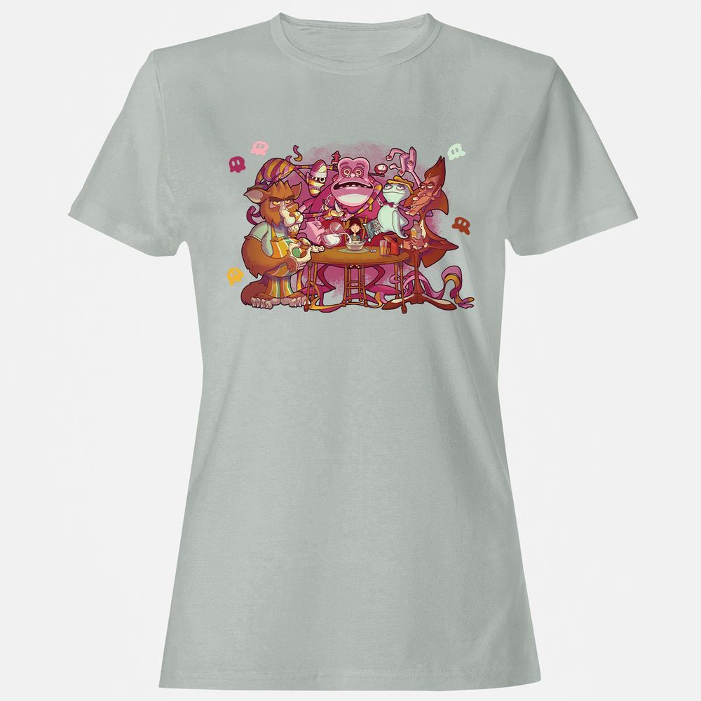 Women's T-Shirt - 6UNFGCMZ - Ash - 2