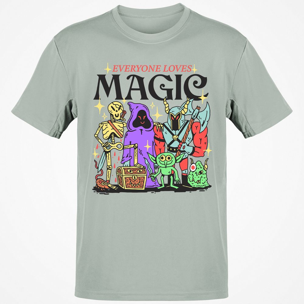 Classic Unisex T-Shirt - B144LVFZ - Ash - 2