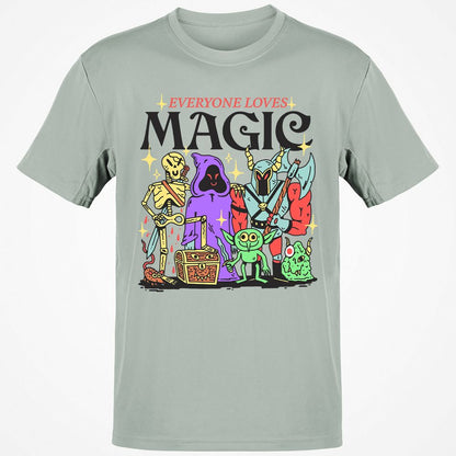 Classic Unisex T-Shirt - B144LVFZ - Ash - 2