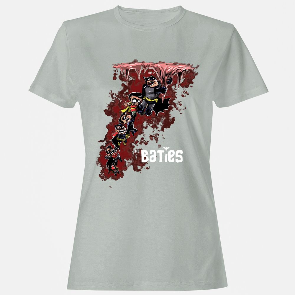 Women's T-Shirt - SZMLY9FP - Ash - 2