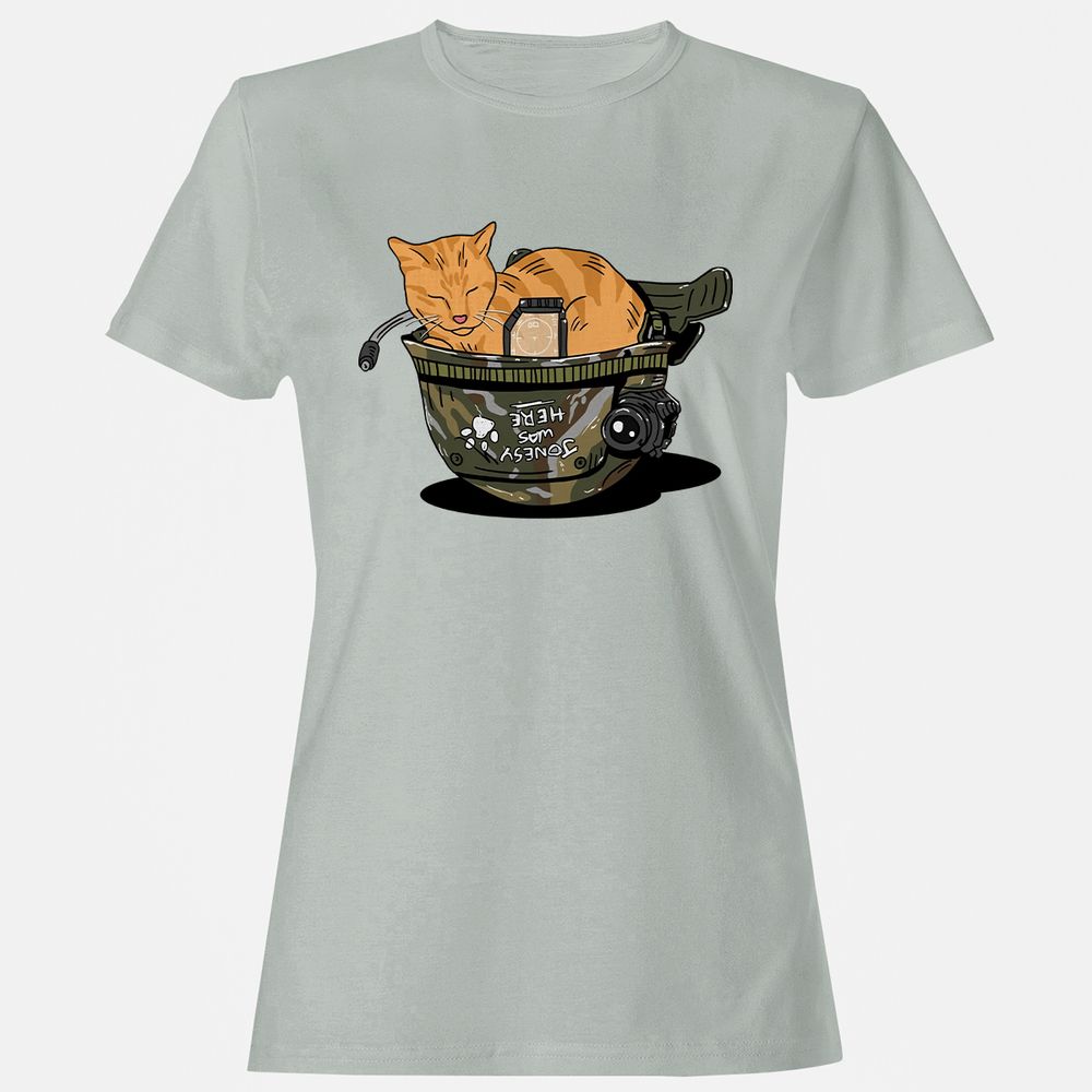 Women's T-Shirt - Q2PHNE9G - Ash - 2
