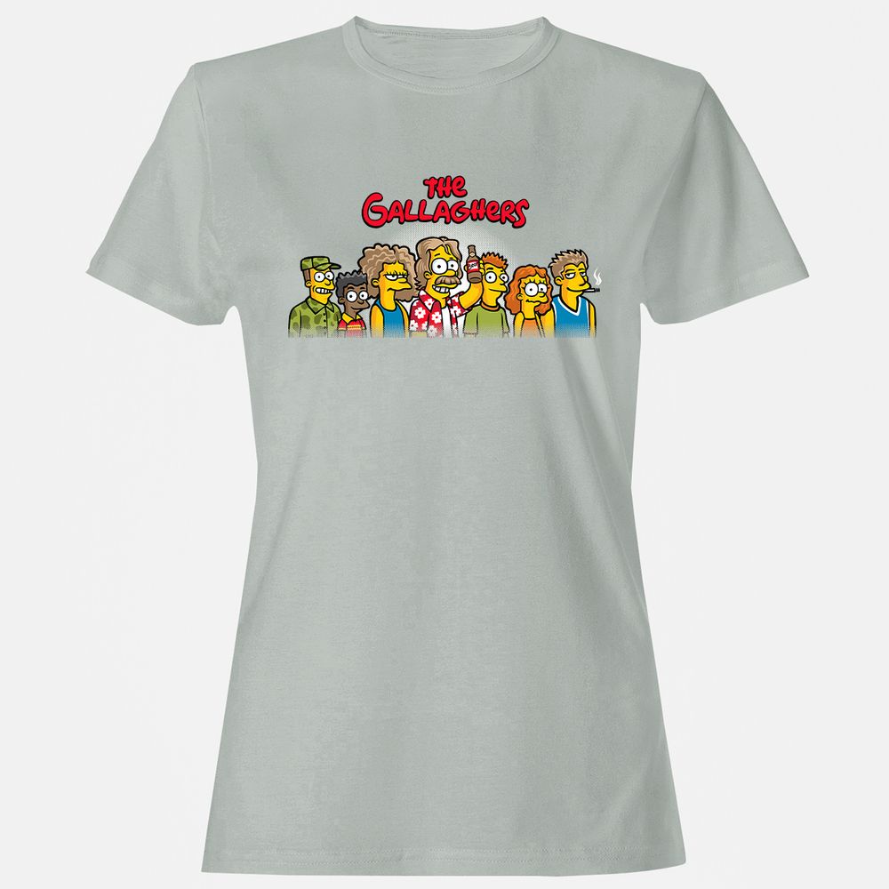 Women's T-Shirt - LXY6QZCQ - Ash - 2