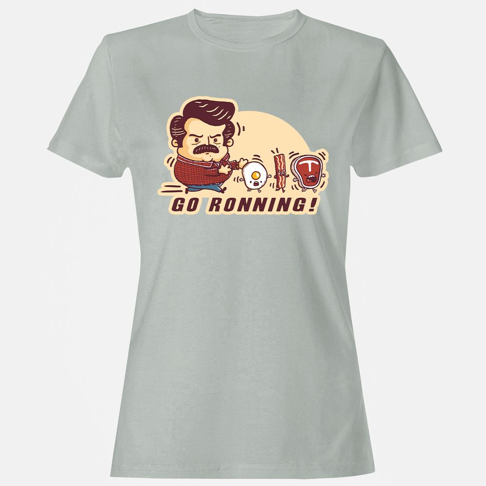 Women's T-Shirt - FVEVYUKC - Ash - 2