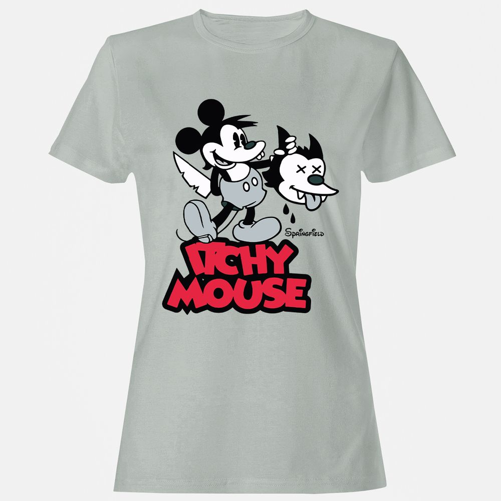 Women's T-Shirt - 55PCJEPV - Ash - 2