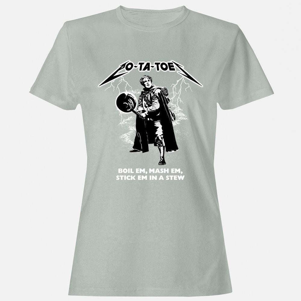 Women's T-Shirt - 1RTE46M3 - Ash - 2