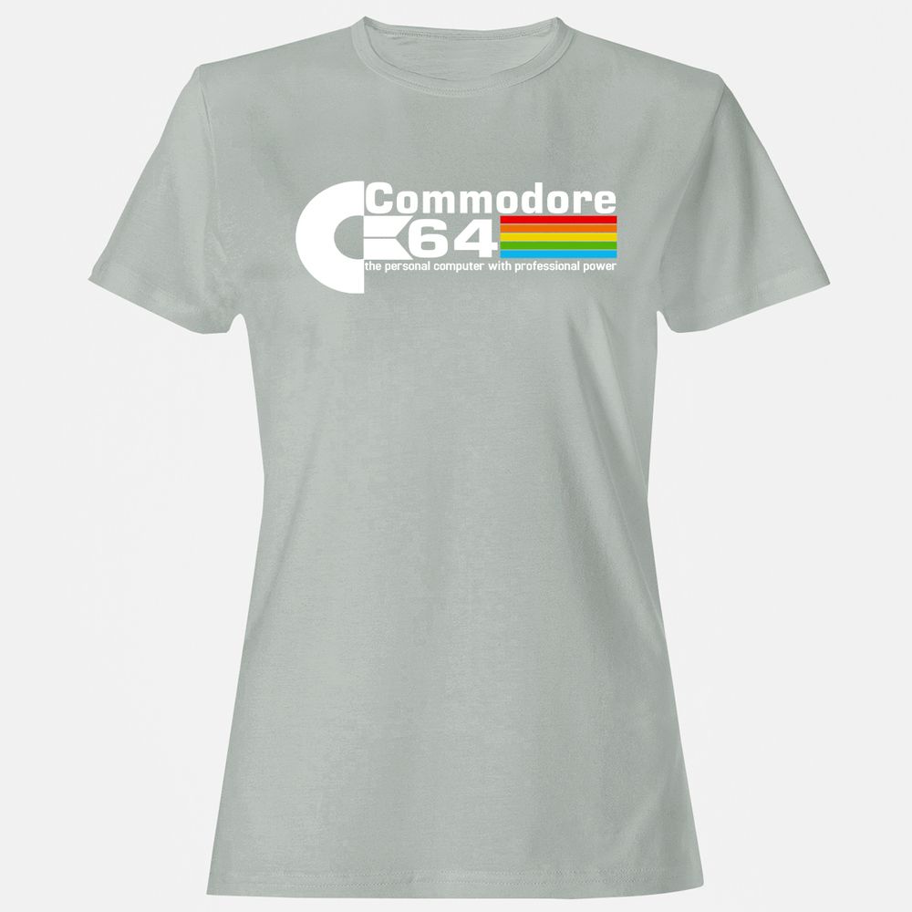 Women's T-Shirt - 7YAXPW9E - Ash - 2