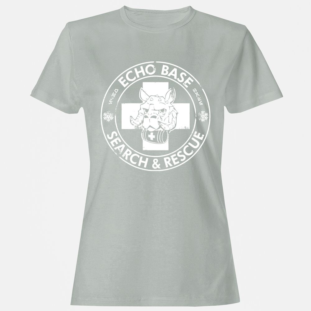 Women's T-Shirt - Q9U34EPE - Ash - 2