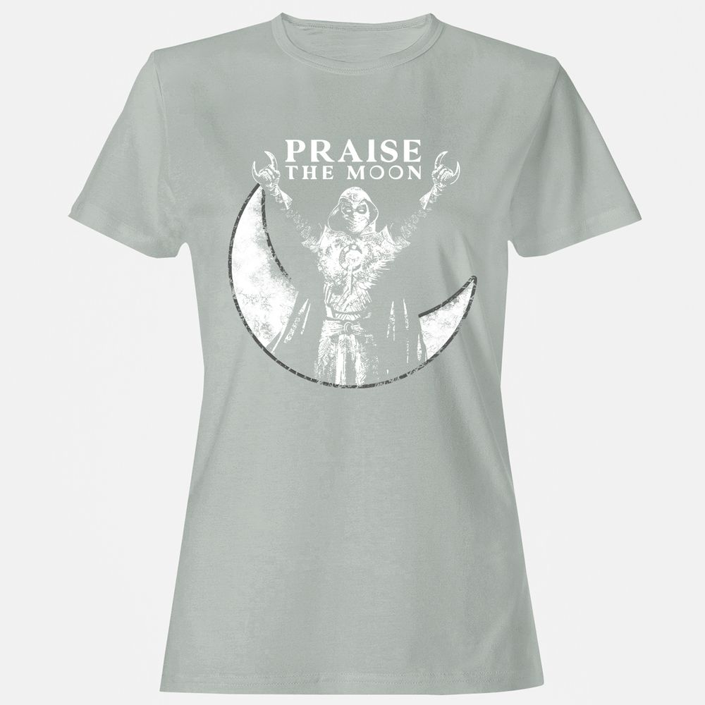 Women's T-Shirt - BTQ3ZR8S - Ash - 2