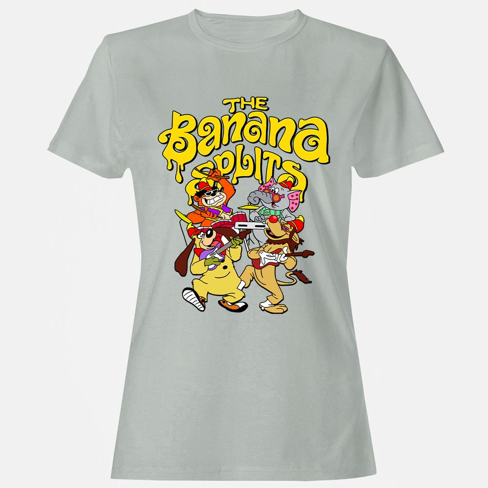 Women's T-Shirt - 6195MQGL - Ash - 2
