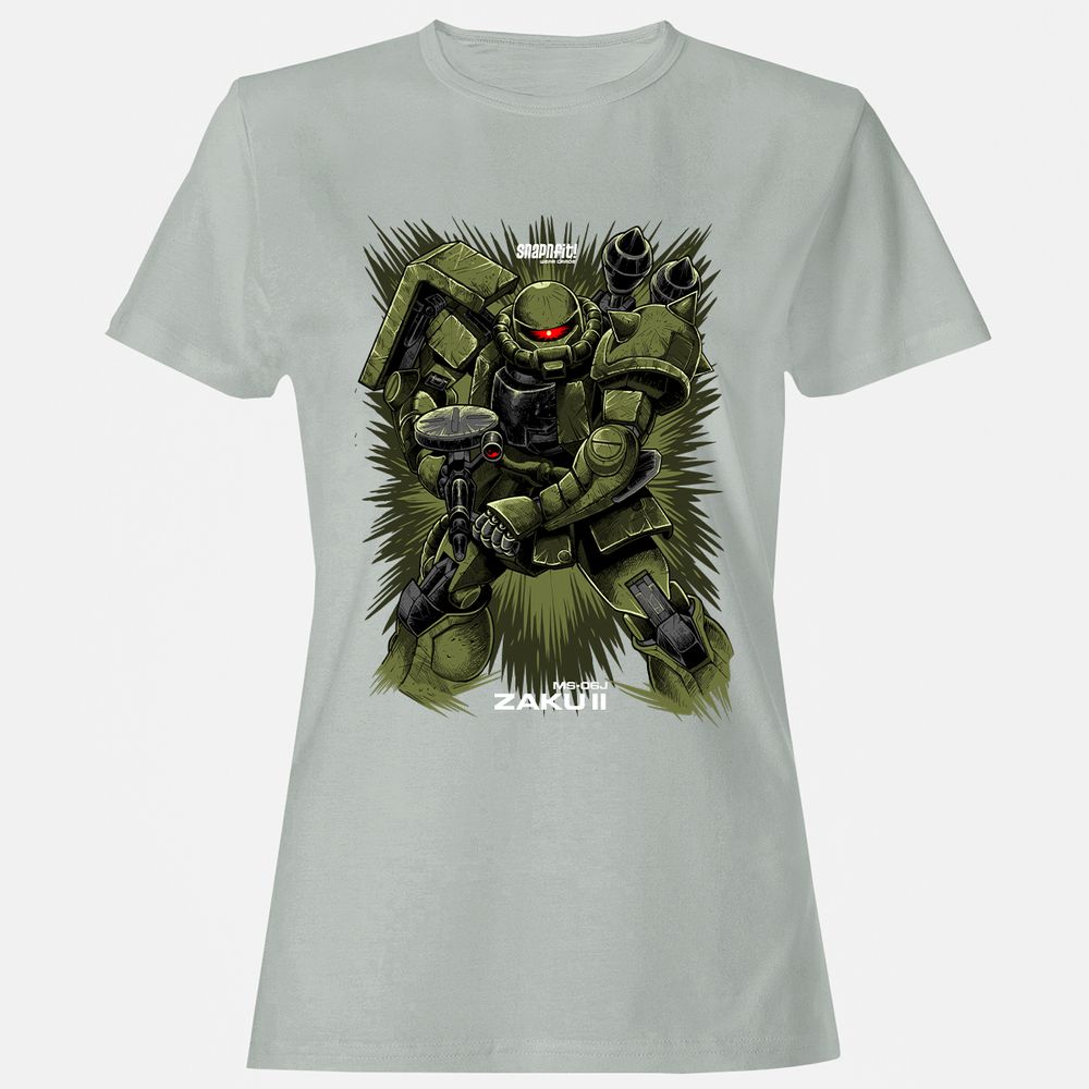 Women's T-Shirt - D76FKJ57 - Ash - 2
