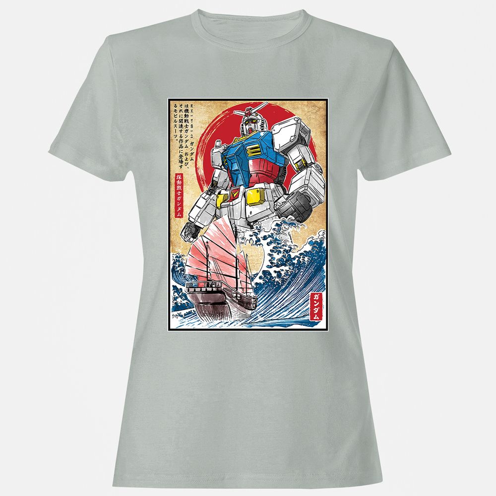 Women's T-Shirt - 18NAYG6N - Ash - 2
