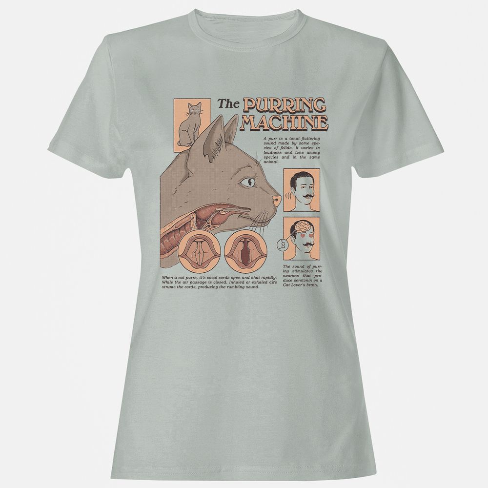 Women's T-Shirt - ZWDLGU1K - Ash - 2