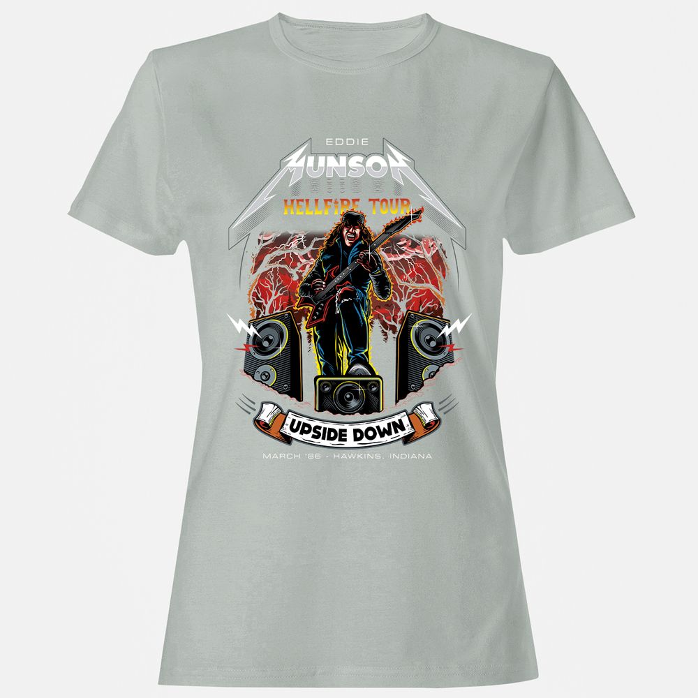 Women's T-Shirt - 8F49U4CM - Ash - 2