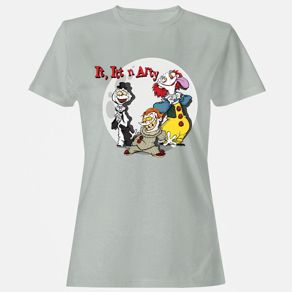 Women's T-Shirt - N1NF7UKE - Ash - 2