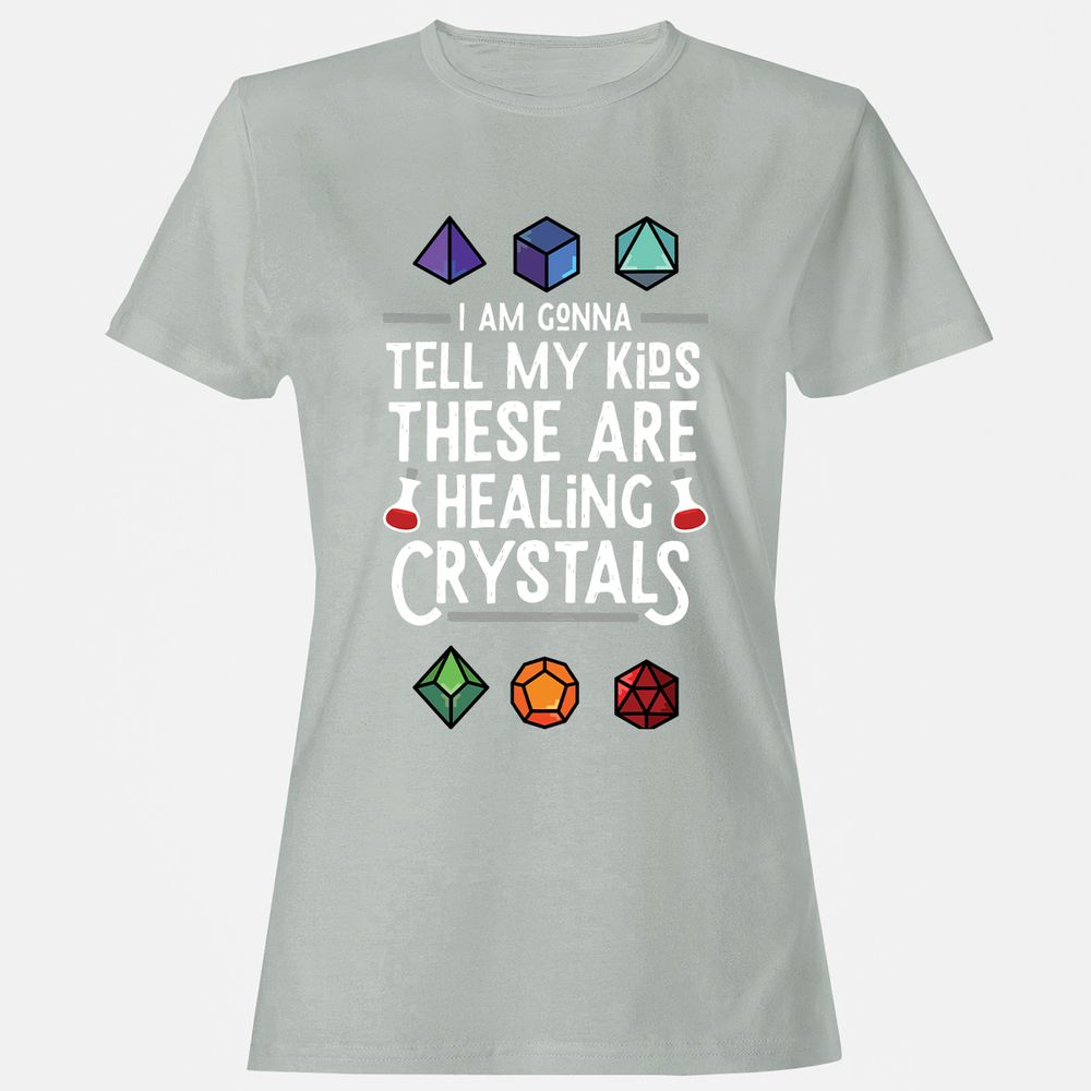 Women's T-Shirt - LJY2F78C - Ash - 2