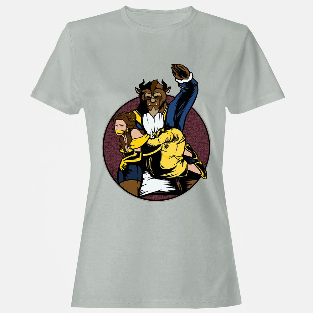 Women's T-Shirt - 69PQ7M5L - Ash - 2