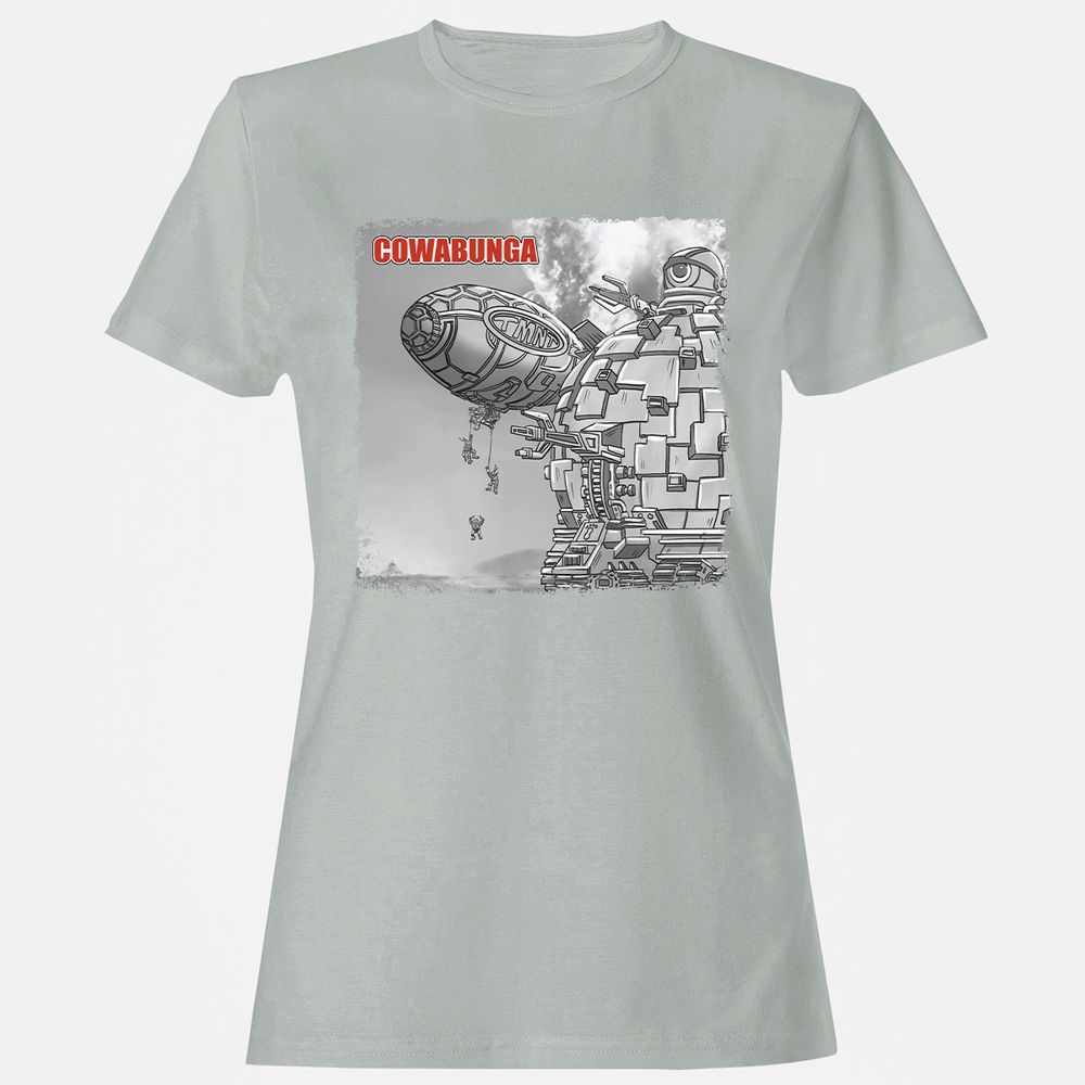 Women's T-Shirt - XDJ7QD92 - Ash - 2