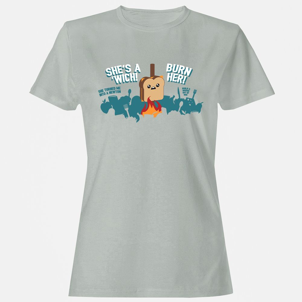 Women's T-Shirt - H91E3647 - Ash - 2