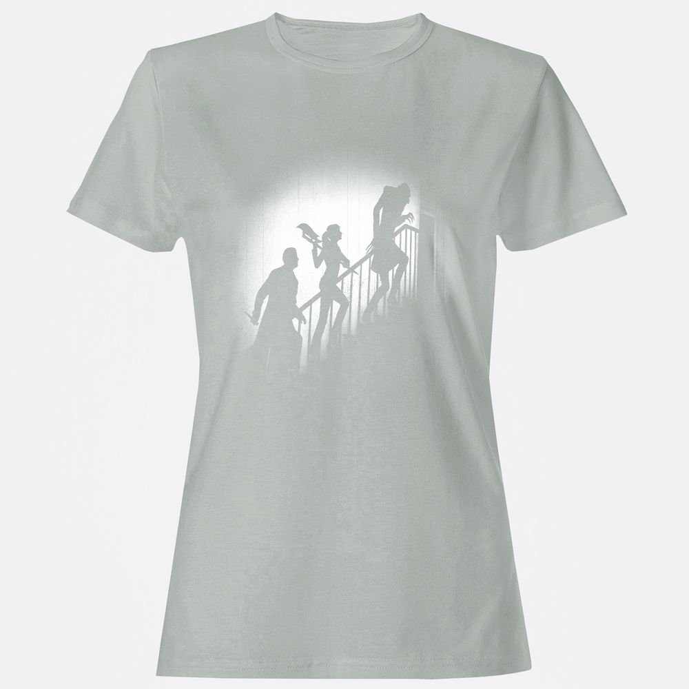 Women's T-Shirt - JA7H4MUD - Ash - 2