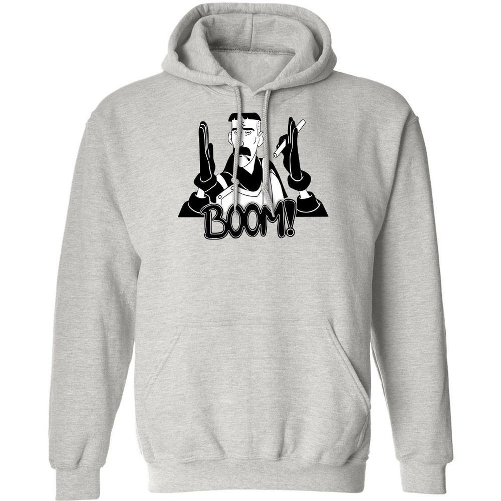 Classic Unisex Hoodie - ZN7JUV1E - Ash - 2