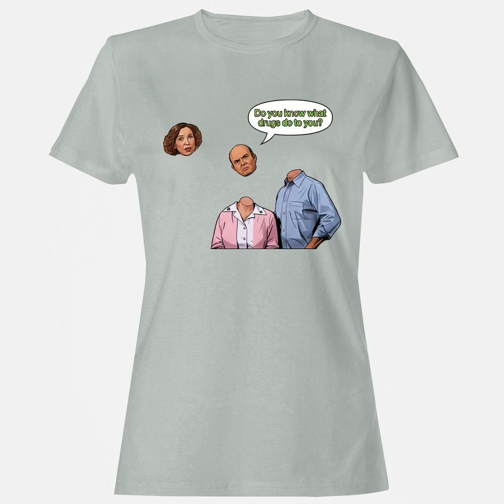 Women's T-Shirt - WXUVDC5T - Ash - 2