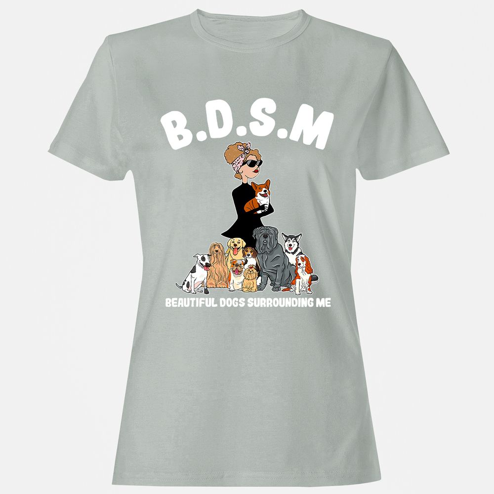 Women's T-Shirt - ZCKD57Q8 - Ash - 2