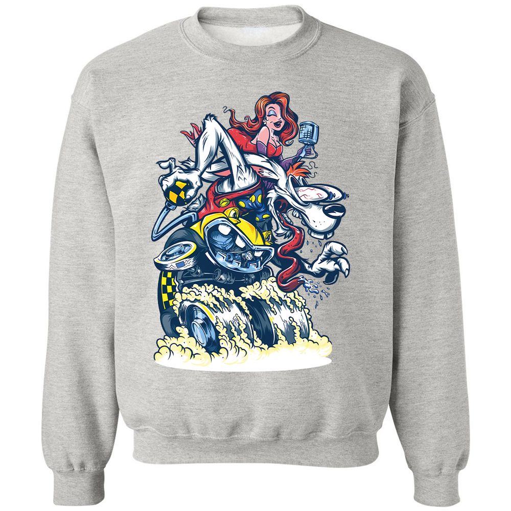 Classic Unisex Sweatshirt - LBFPJJ1R - Ash - 2