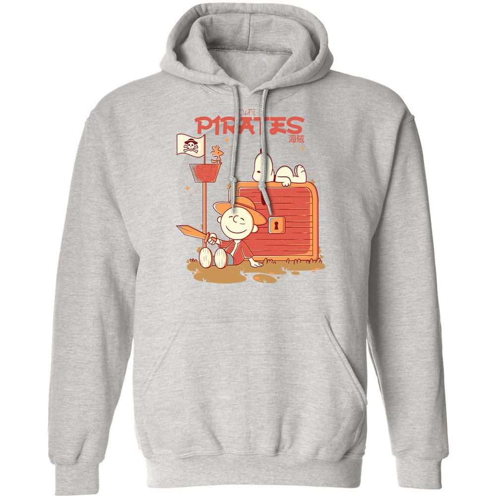 Classic Unisex Hoodie - LE7QYWUP - Ash - 2