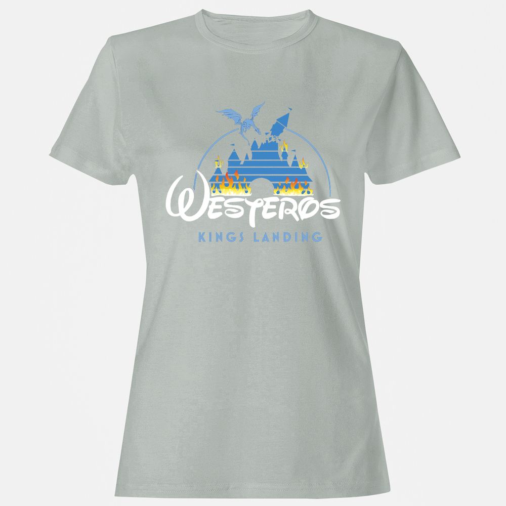 Women's T-Shirt - CHARGPJ9 - Ash - 2