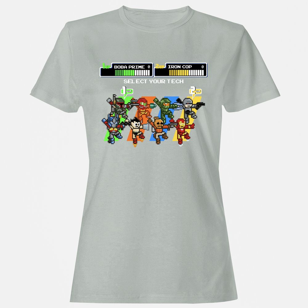 Women's T-Shirt - 72DLDH1L - Ash - 2