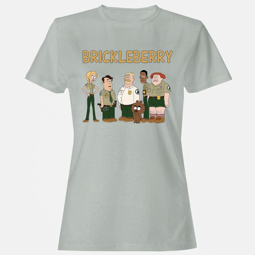 Women's T-Shirt - B3PF1DQR - Ash - 2