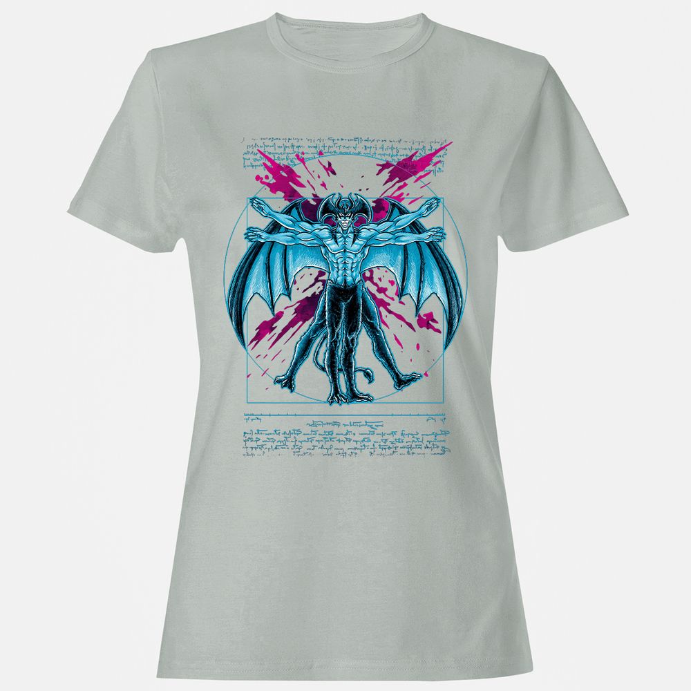 Women's T-Shirt - U9L3NECX - Ash - 2