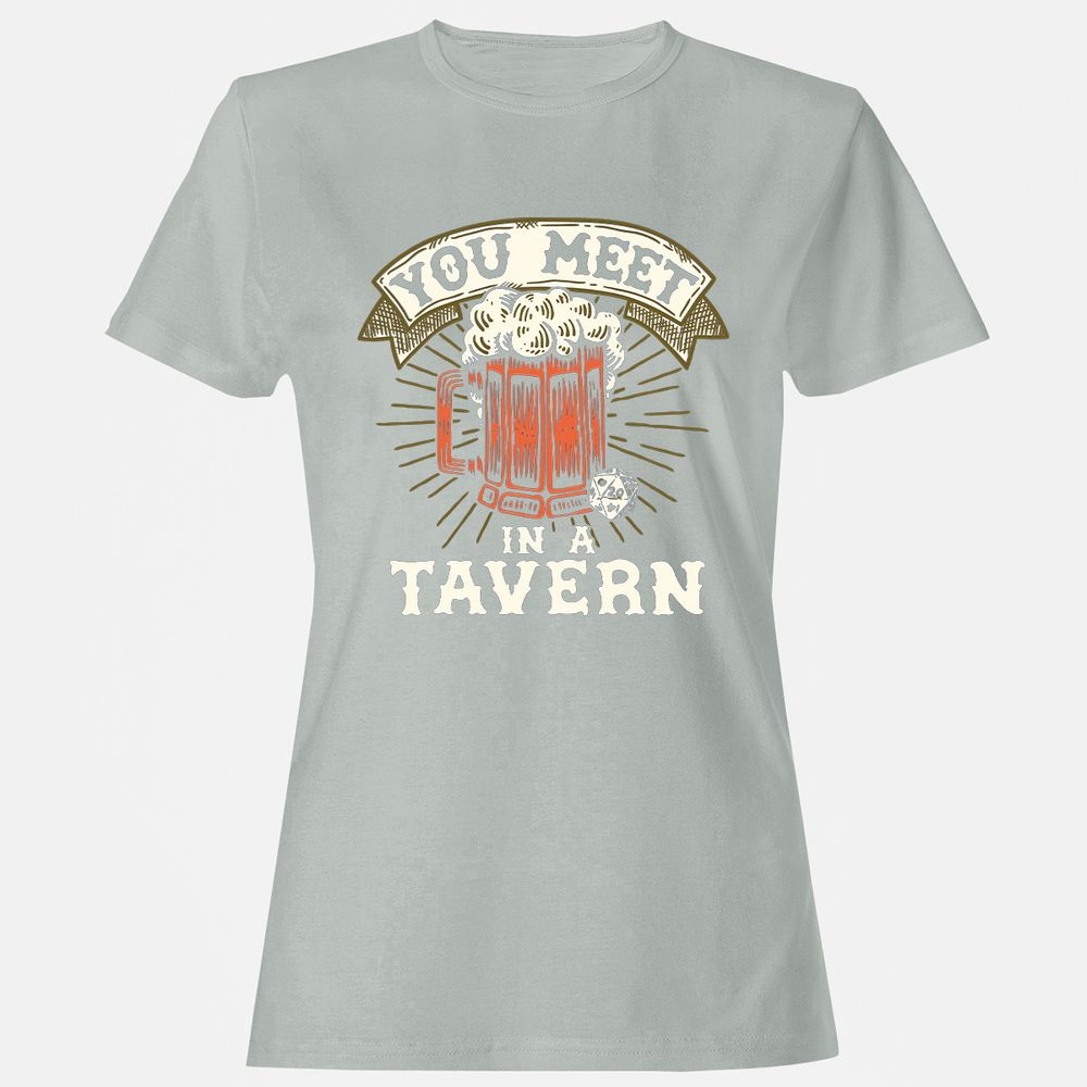 Women's T-Shirt - QRK7YEVS - Ash - 2