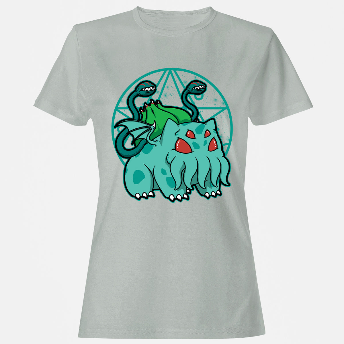 Women's T-Shirt - 3KDT9EDN - Ash - 2